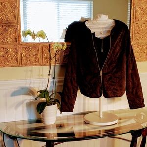 Ava & Viv Quilted Bomber Jacket NWOT